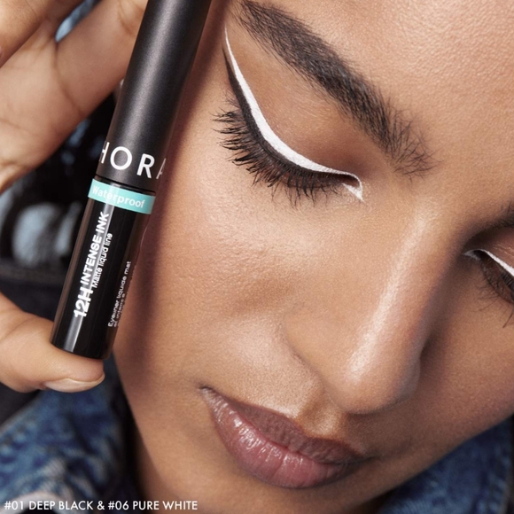 SEPHORA COLLECTION Intense Felt-Tip 12HR Liquid Waterproof Eyeliner 01Deep Black - Picture 8 of 16